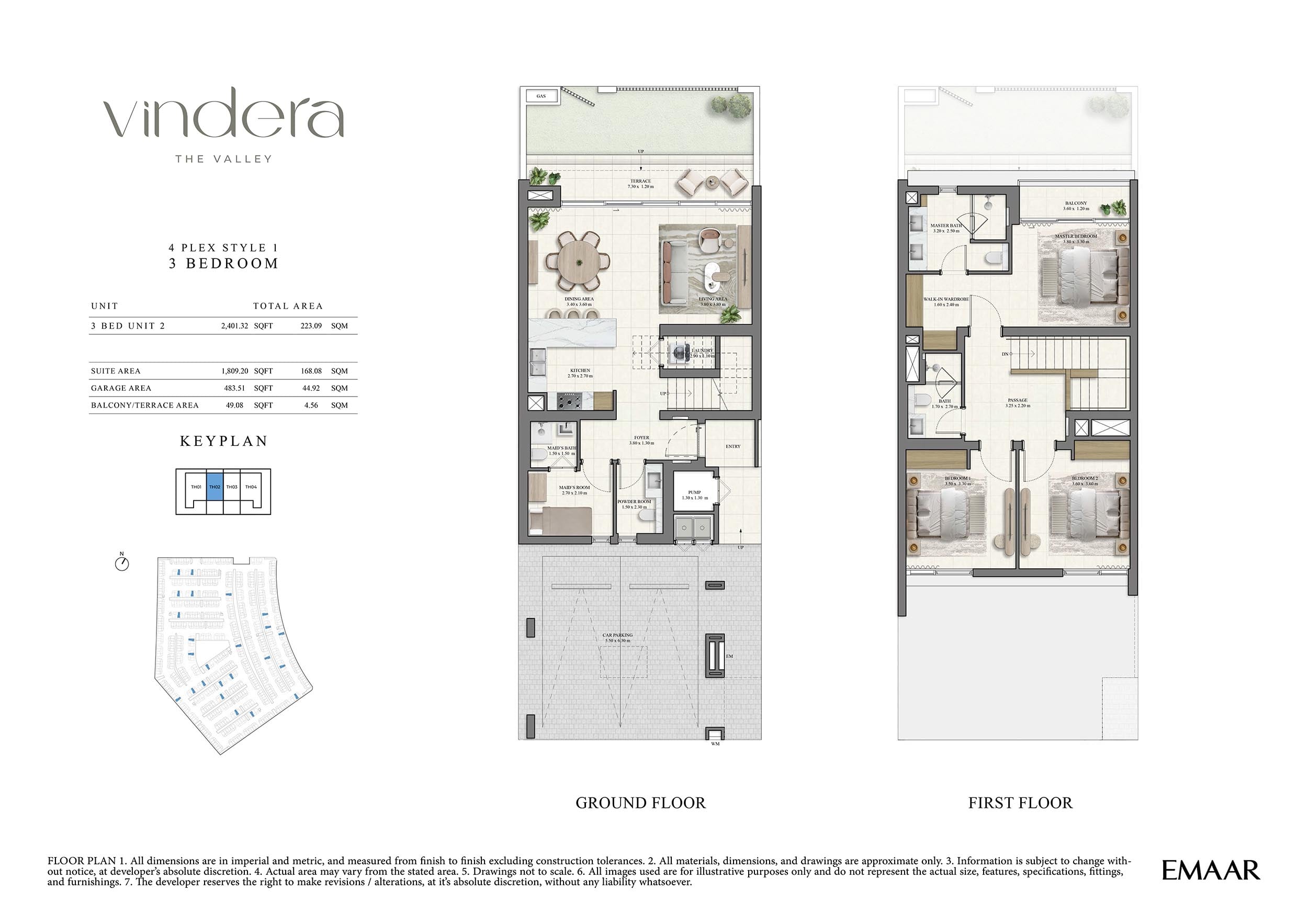 Vindera at The Valley floor plan 1