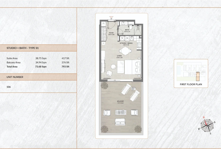 Enso Amber floor plan 1