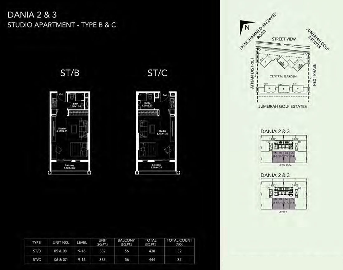 Midtown Dania District floor plan 1