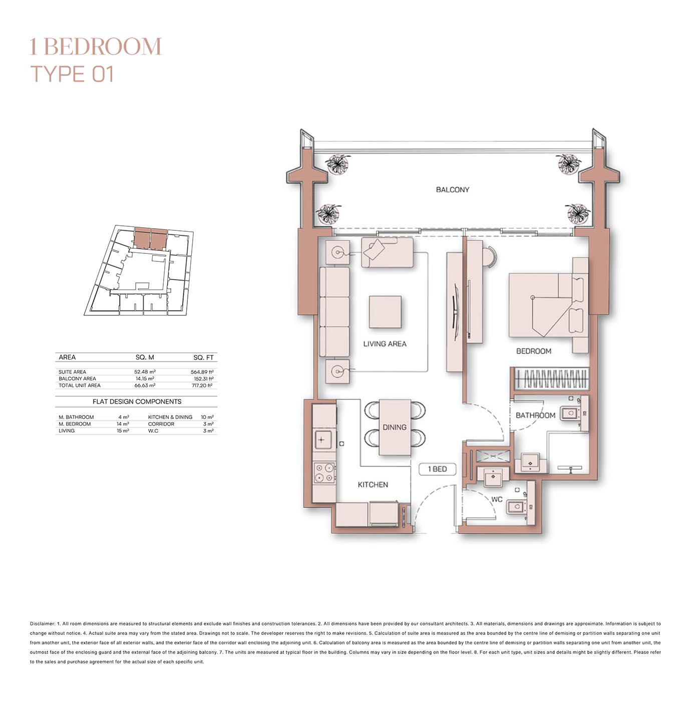 Binghatti Pinnacle floor plan 1