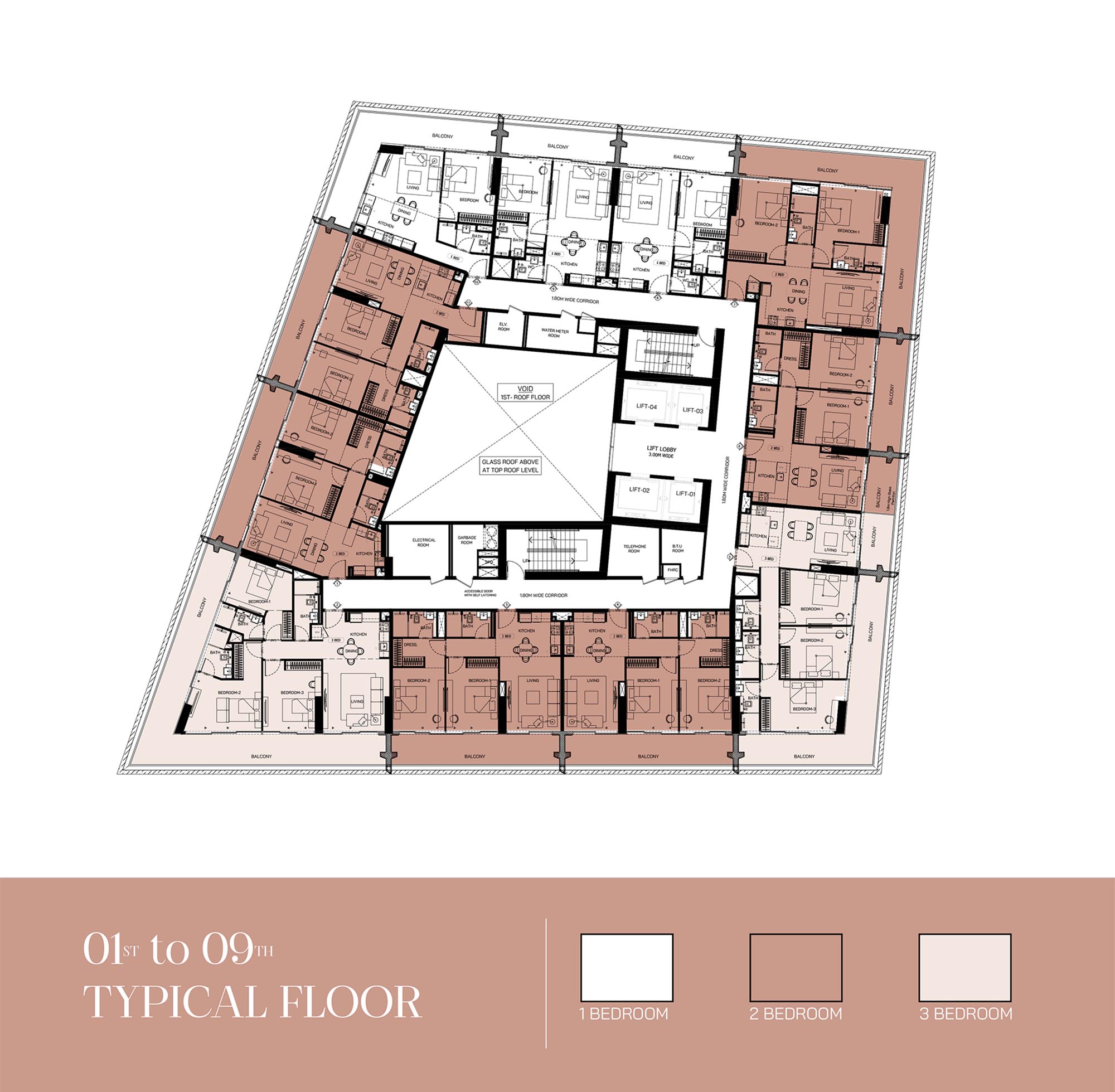 Binghatti Pinnacle floor plan 2