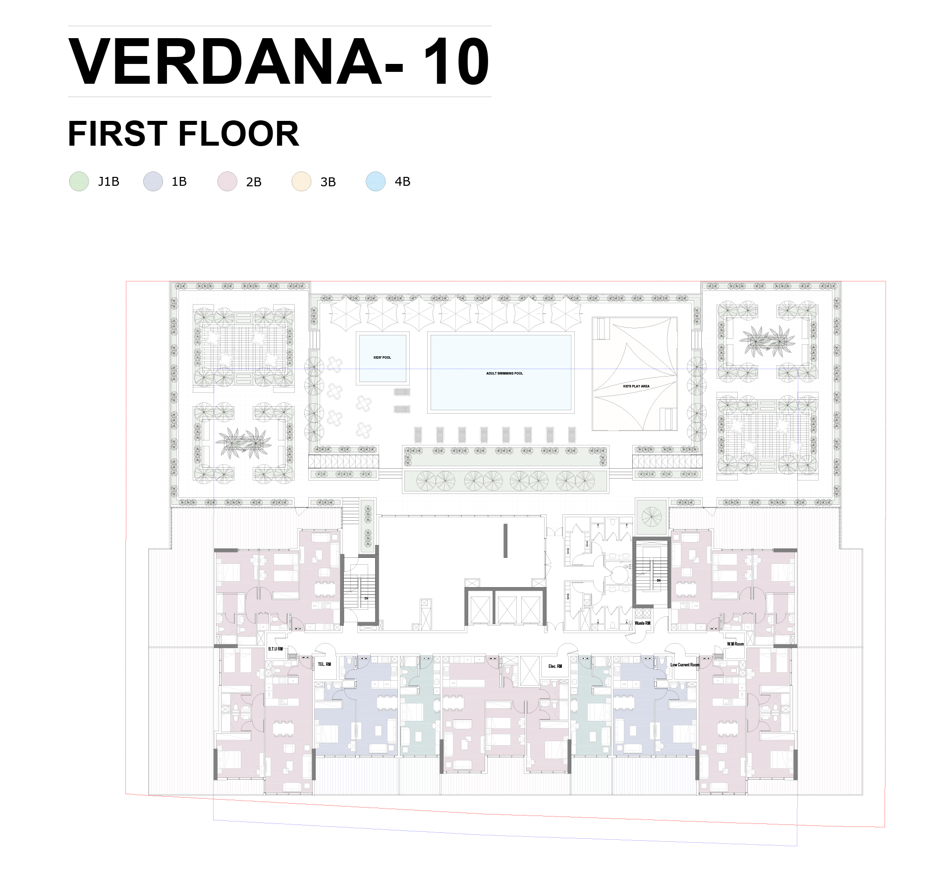 Verdana Residence 10 floor plan 2