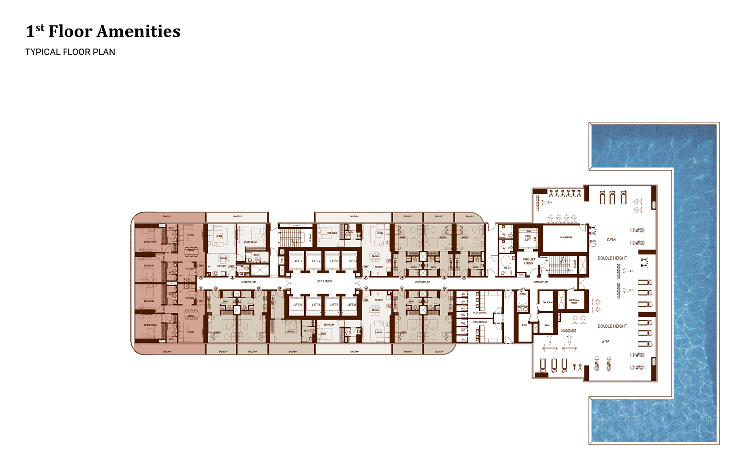 Binghatti Hillviews floor plan 3