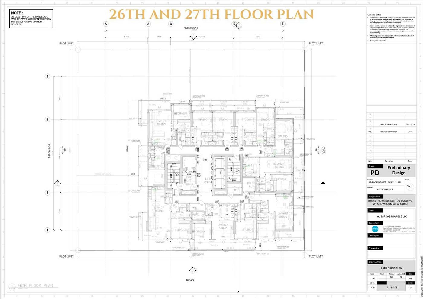 Q Gardens Aliya floor plan 1