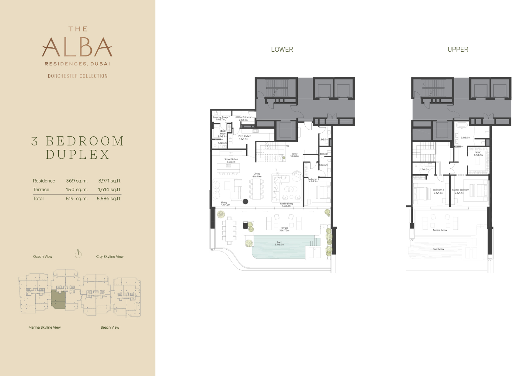 The Alba Residences Dorchester Collection floor plan 3