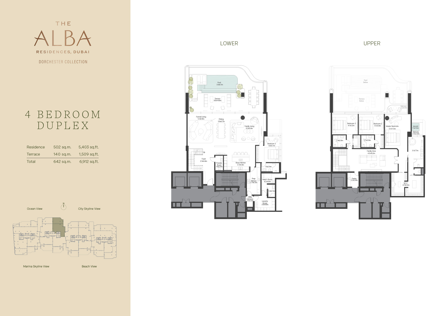 The Alba Residences Dorchester Collection floor plan 5