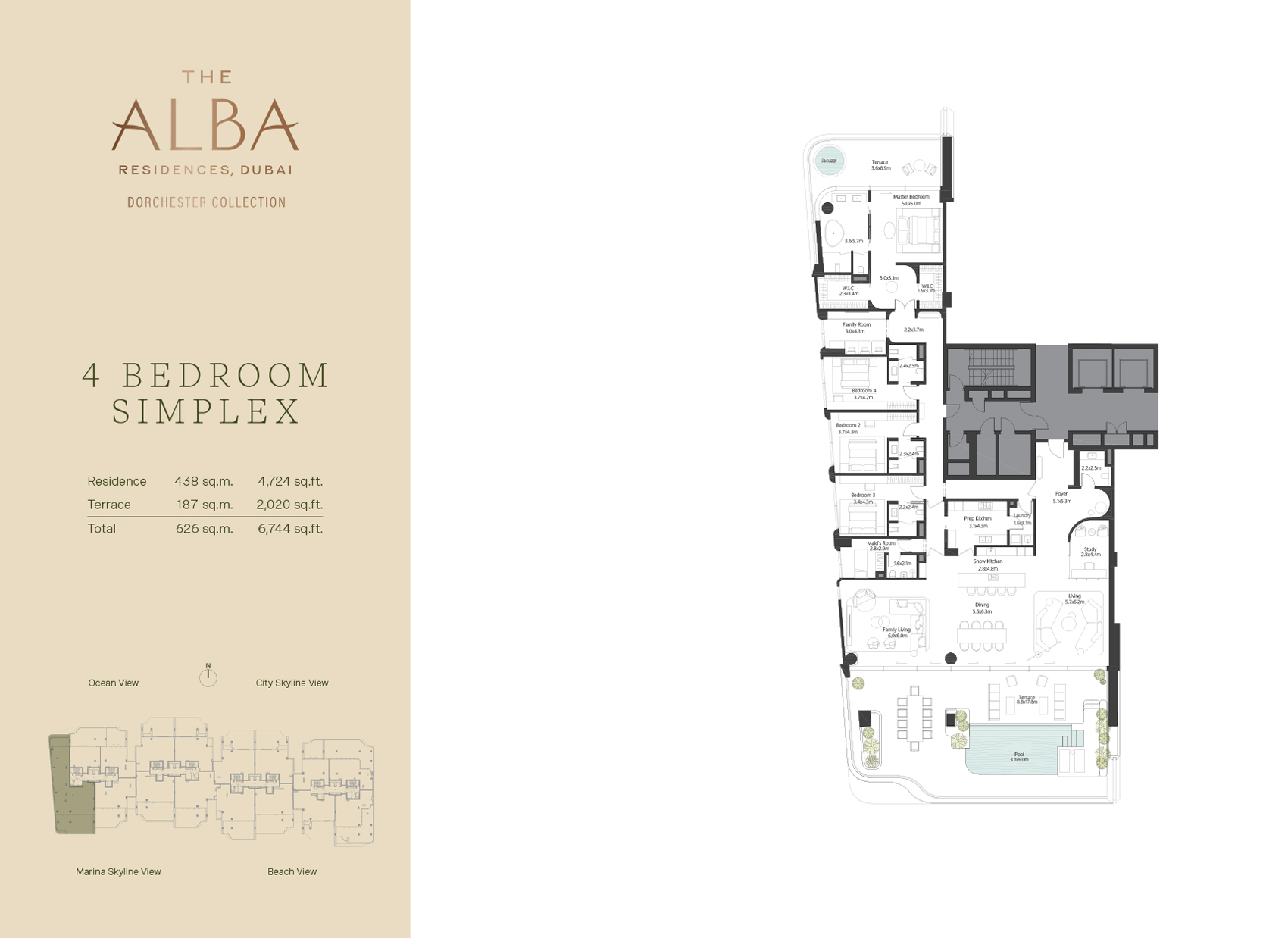 The Alba Residences Dorchester Collection floor plan 4