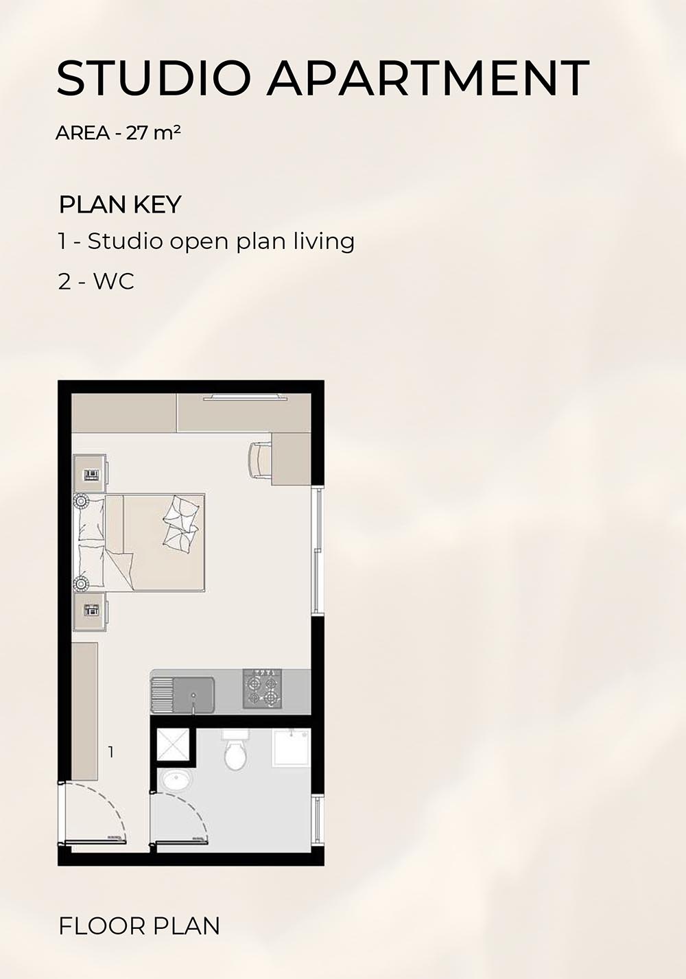 VOI Residence at Dubai South floor plan 1
