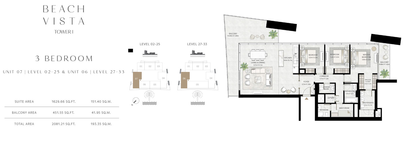 Beach Vista Apartments floor plan 4