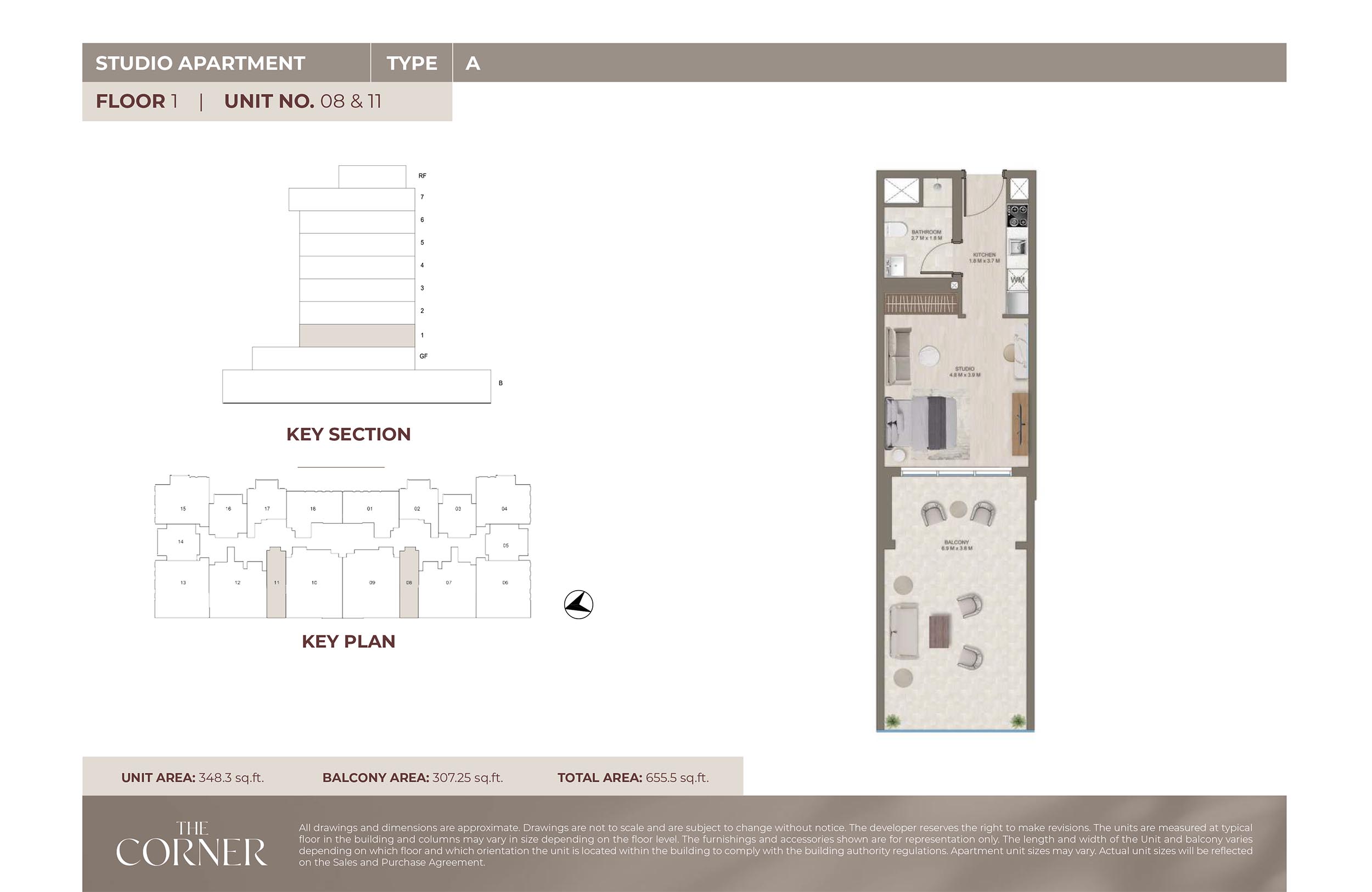 The Corner at DLRC floor plan 1