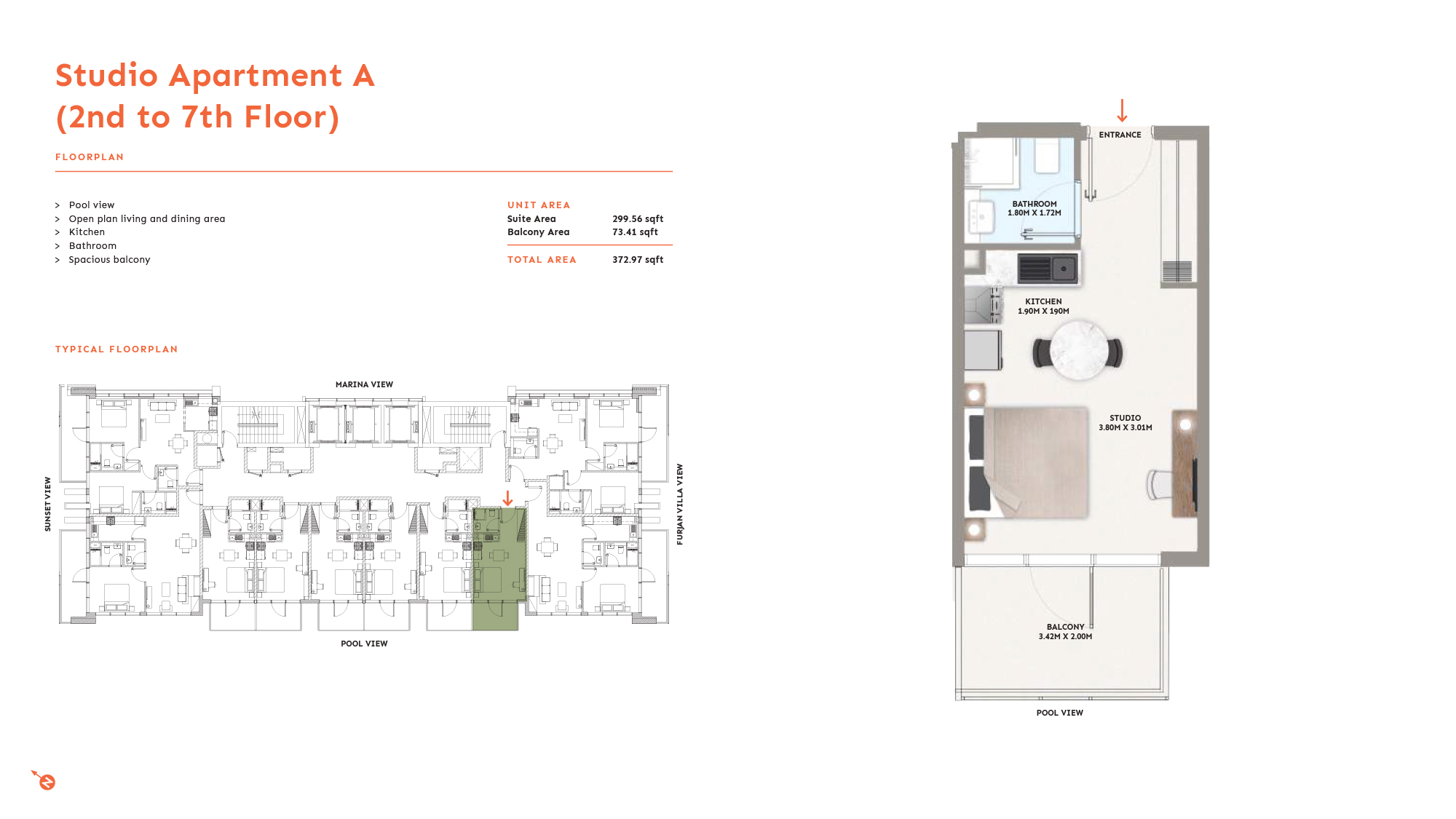 PG ONE at Al Furjan floor plan 1