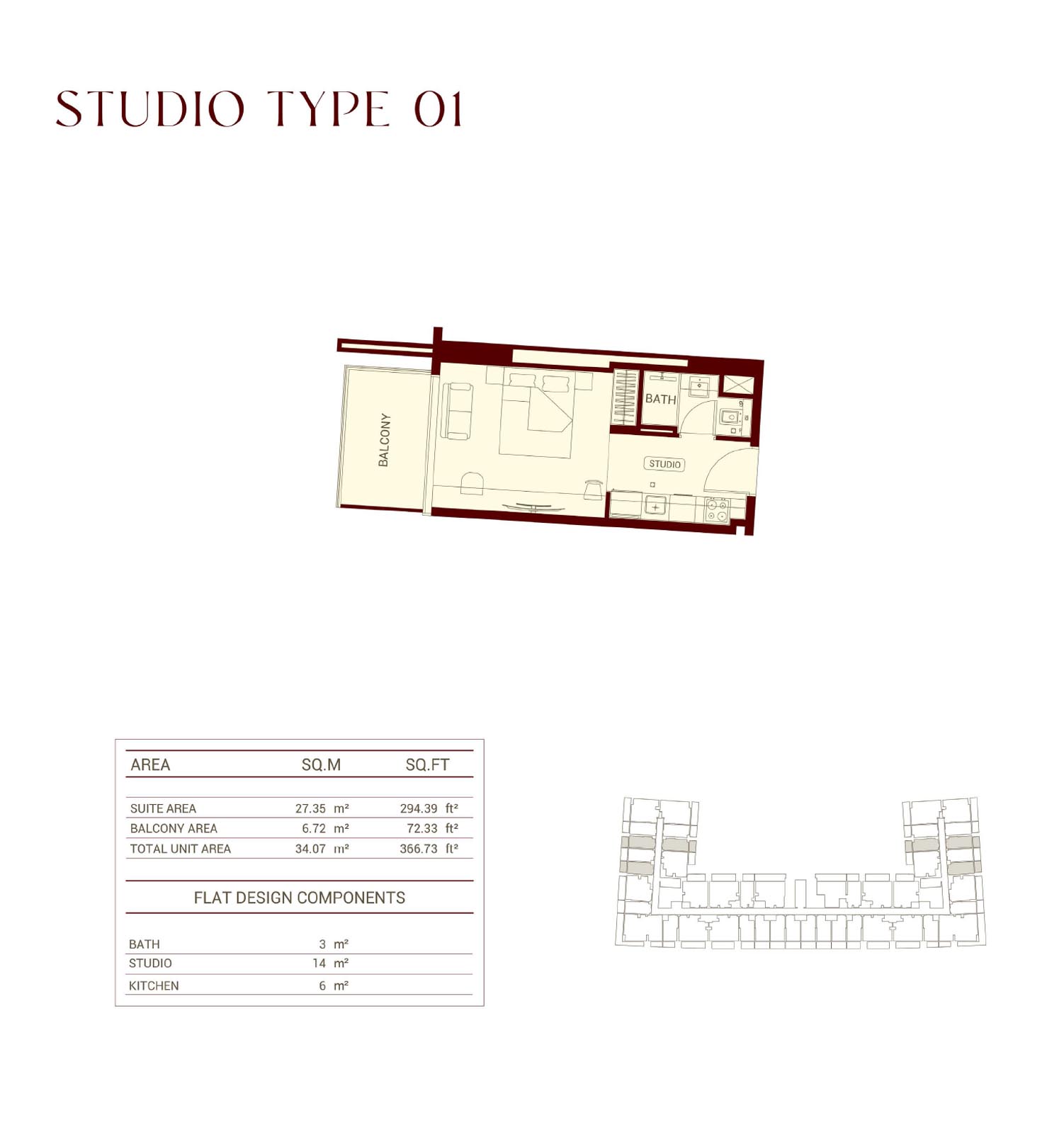 Binghatti Ruby at JVC floor plan 1