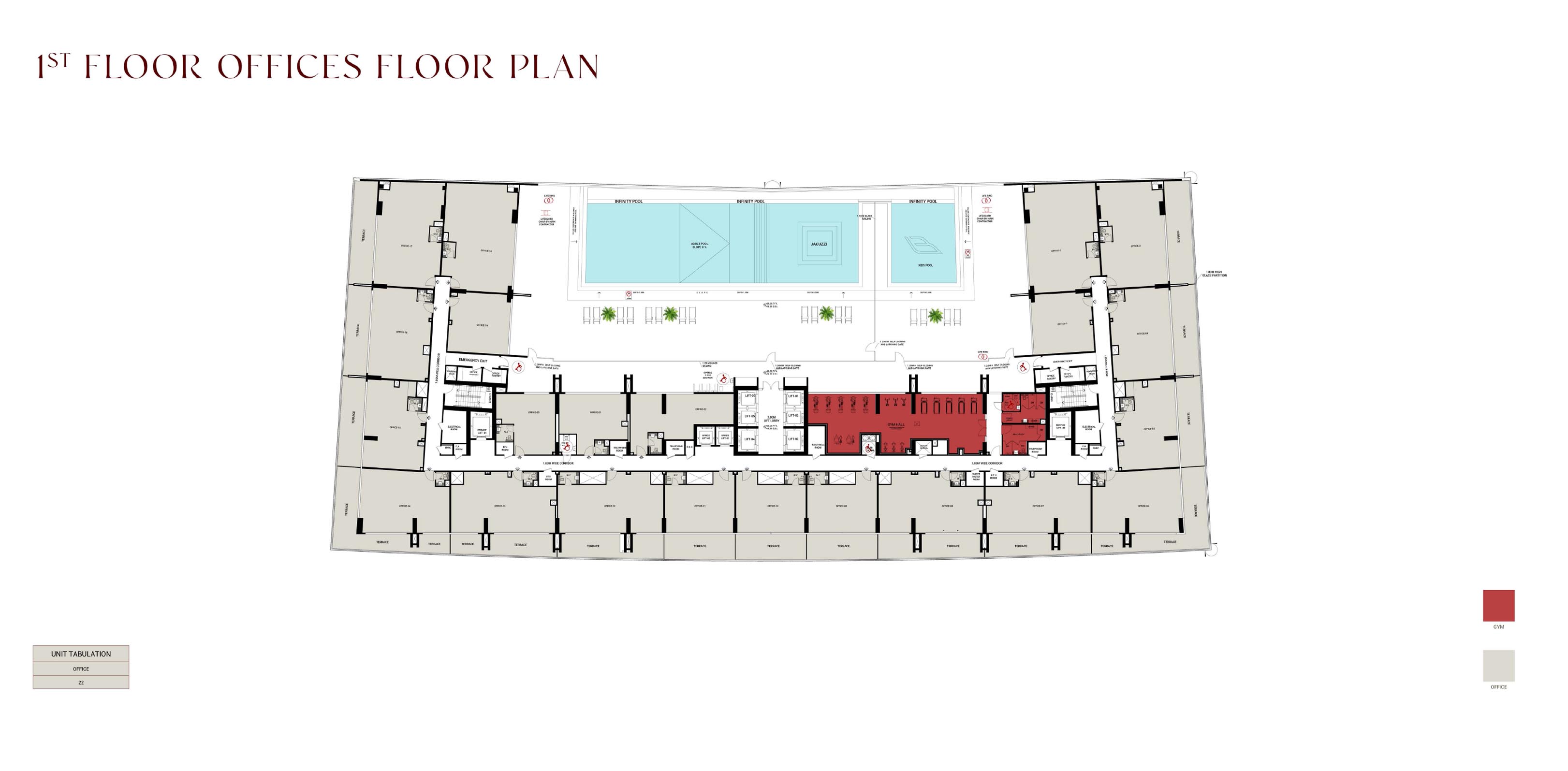 Binghatti Ruby at JVC floor plan 3