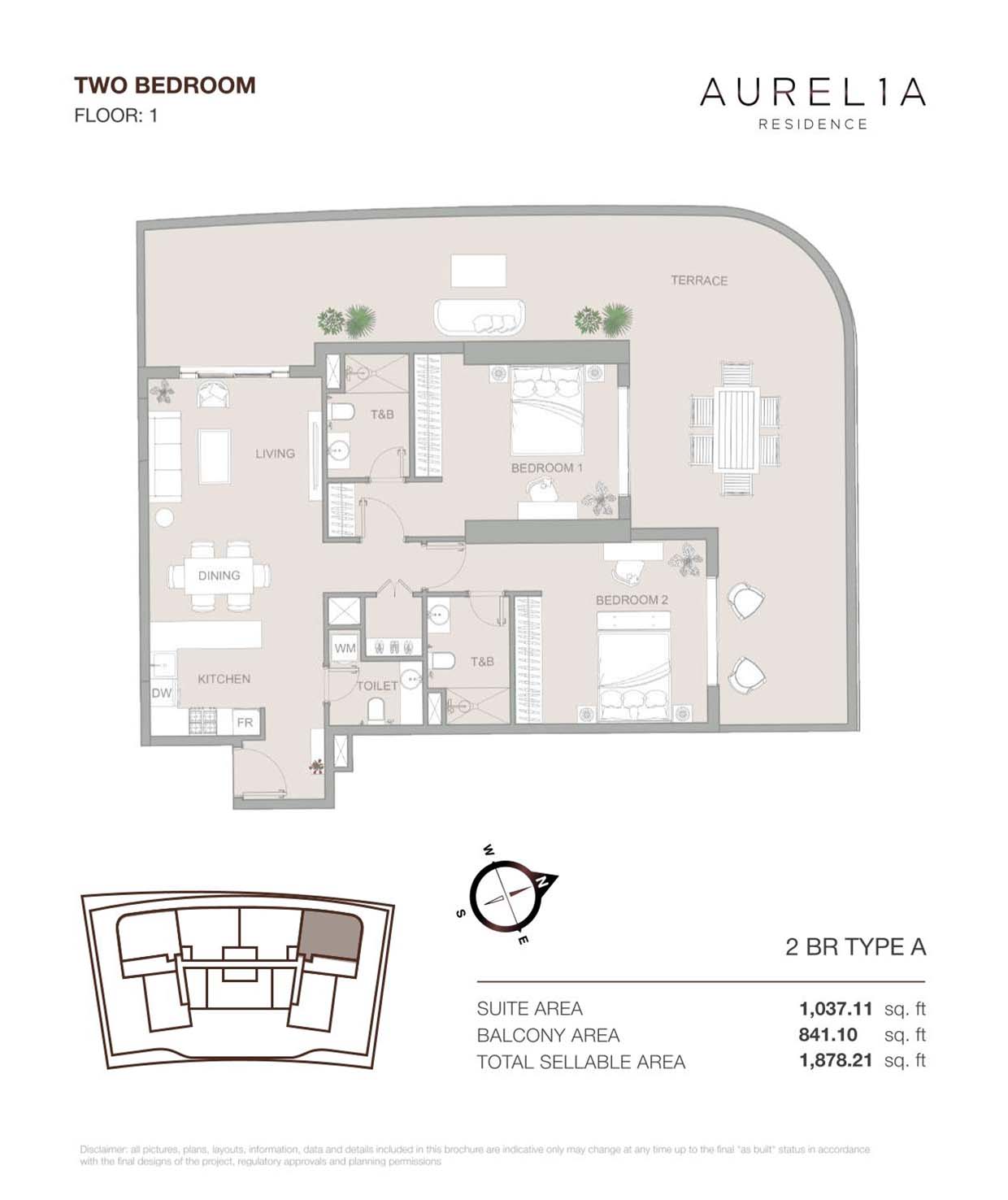 Aurelia Residence at Dubai Sports City floor plan 4