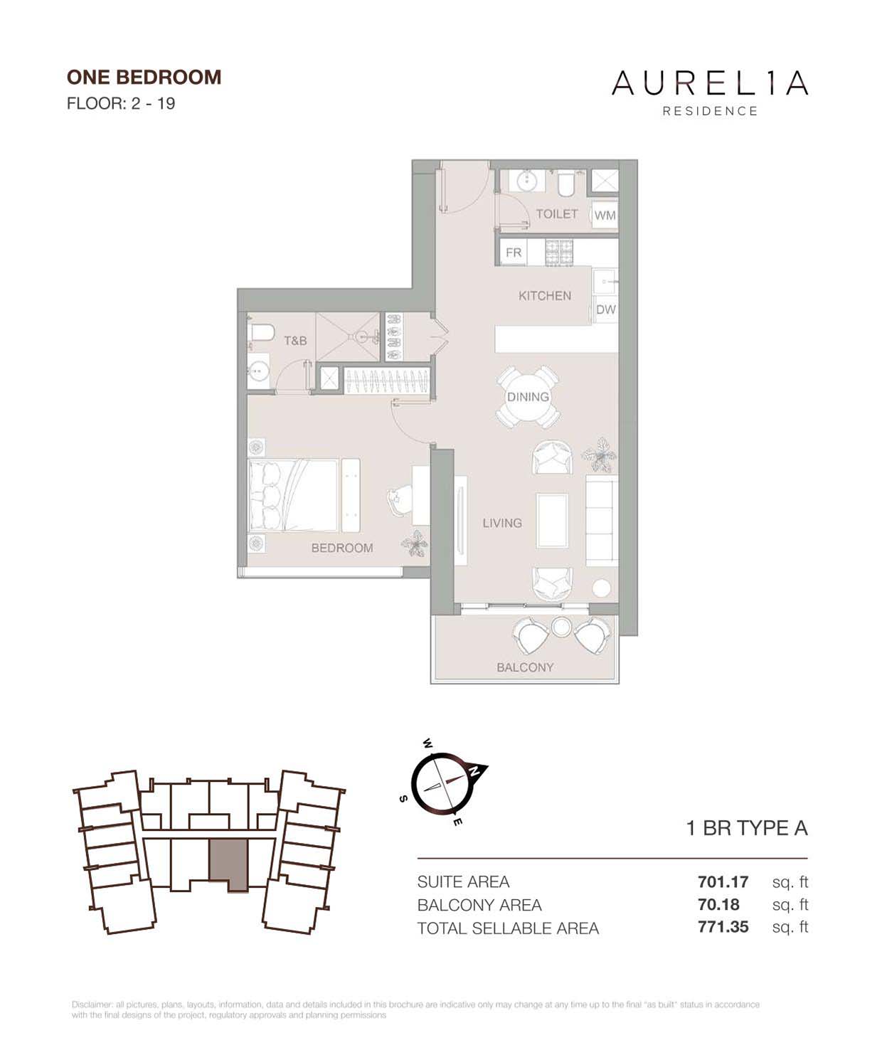 Aurelia Residence at Dubai Sports City floor plan 2