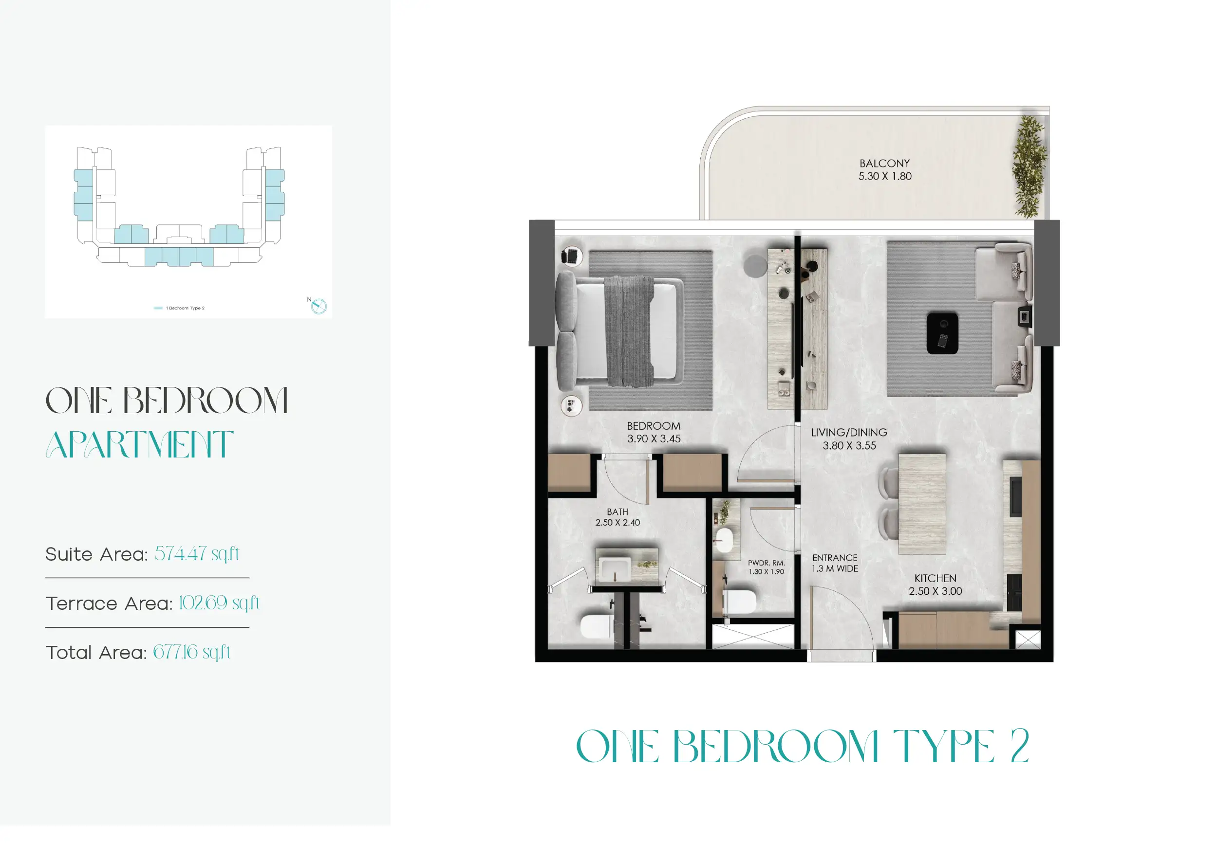 Verano at Dubai Studio City floor plan 2