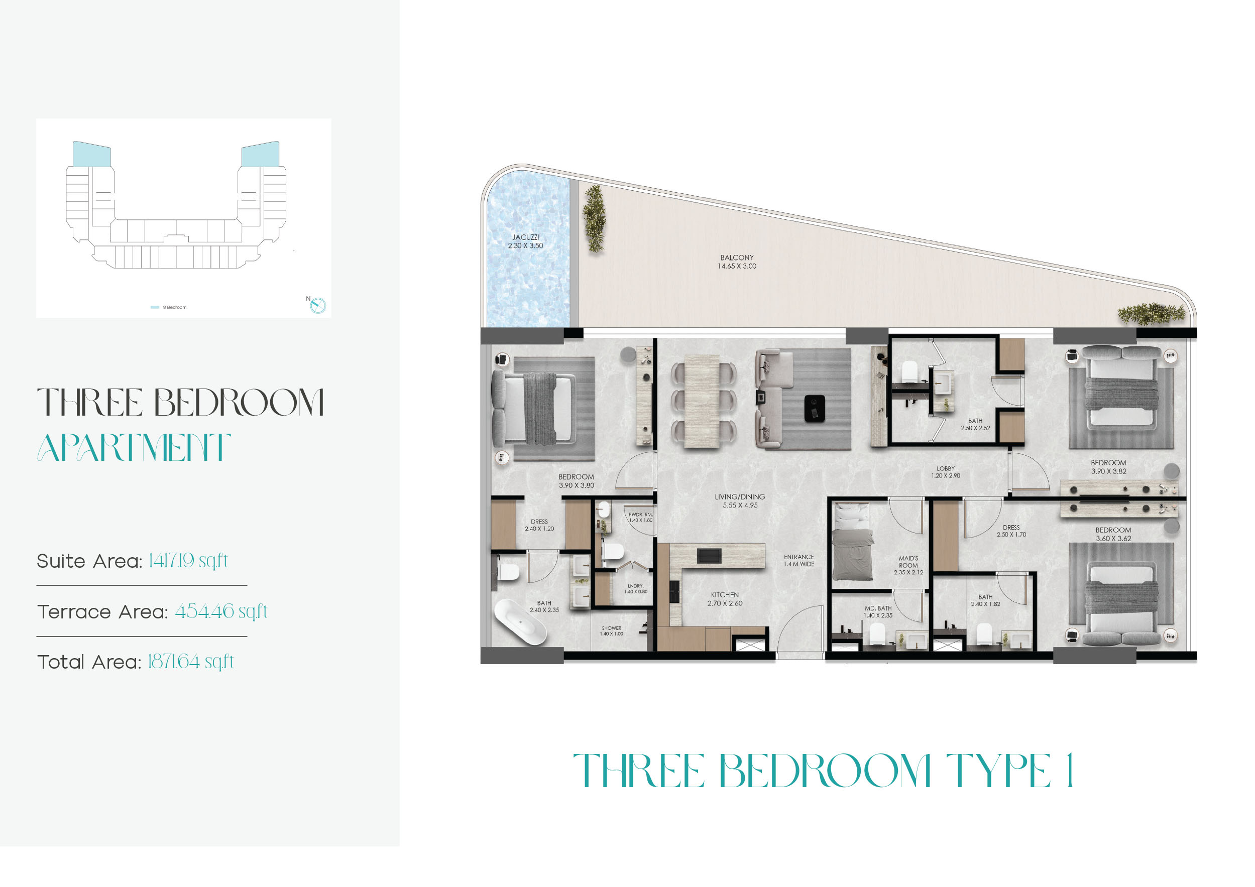 Verano at Dubai Studio City floor plan 5