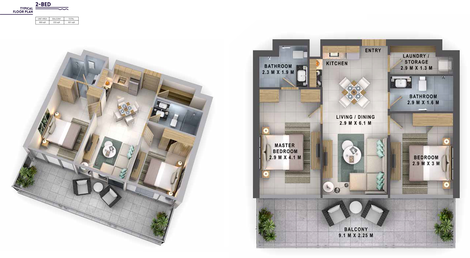 Reva Residences floor plan 3