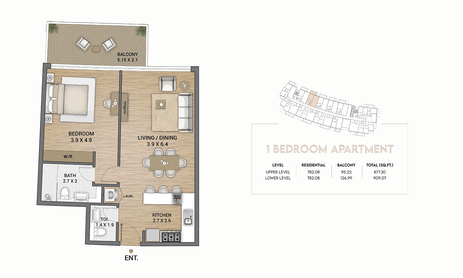 Ocean Tower at Dubai Islands floor plan 1