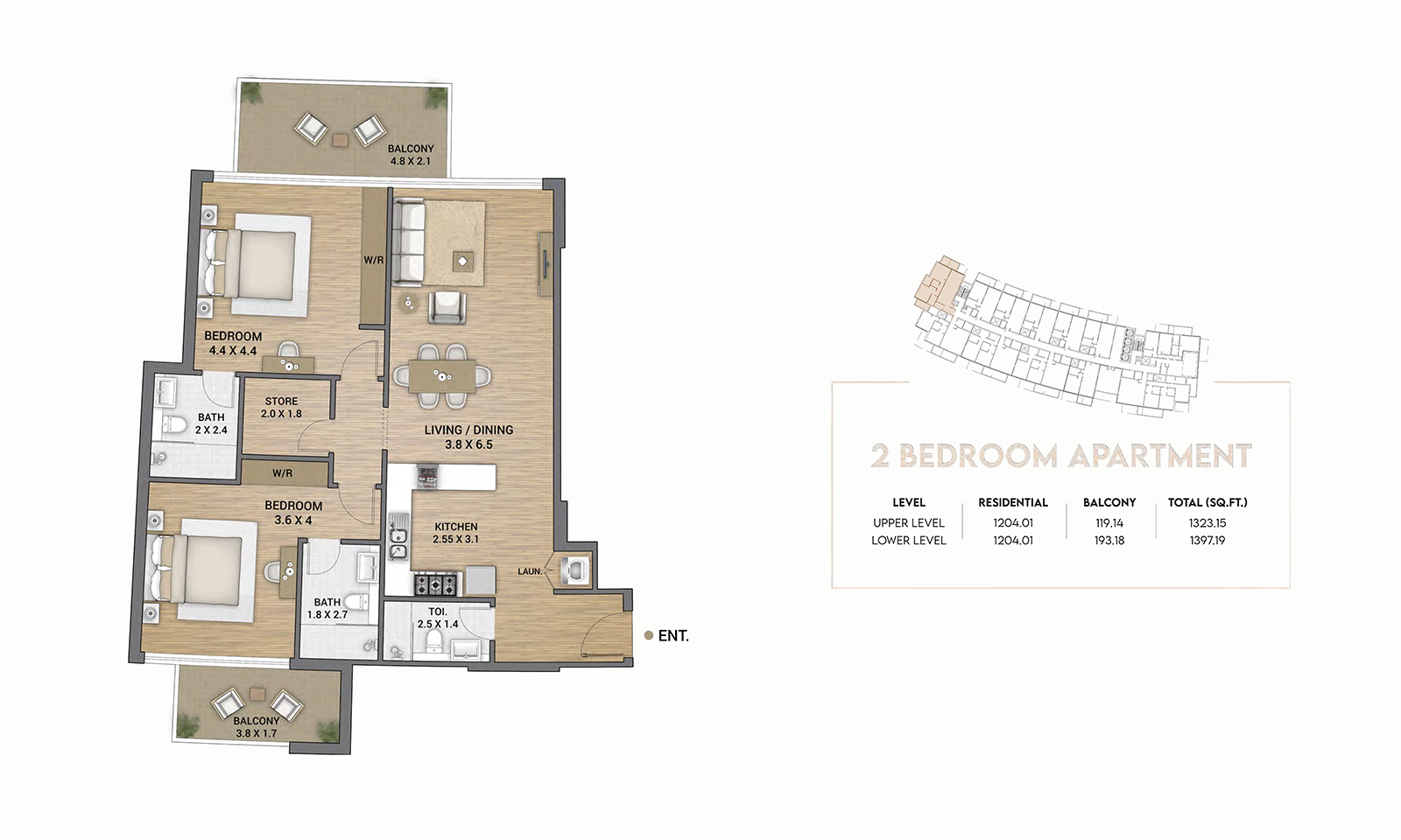 Ocean Tower at Dubai Islands floor plan 2