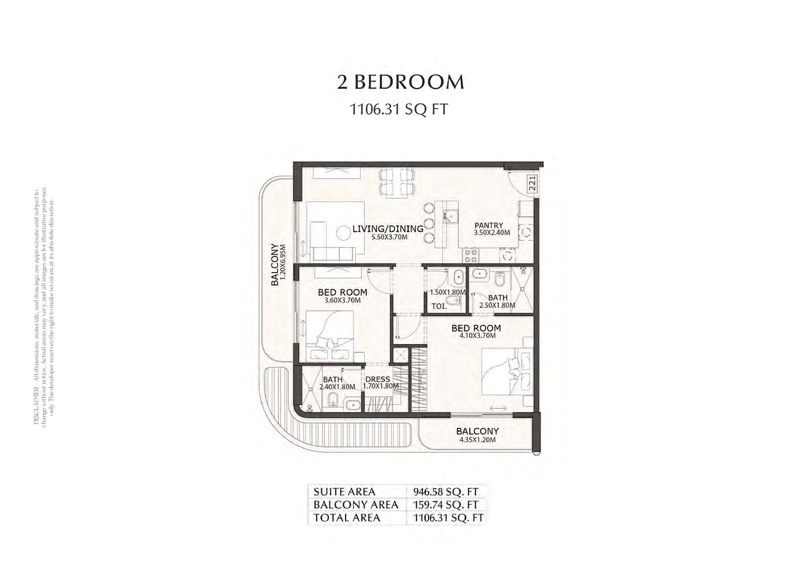 Coventry Gardens at Dubailand floor plan 3
