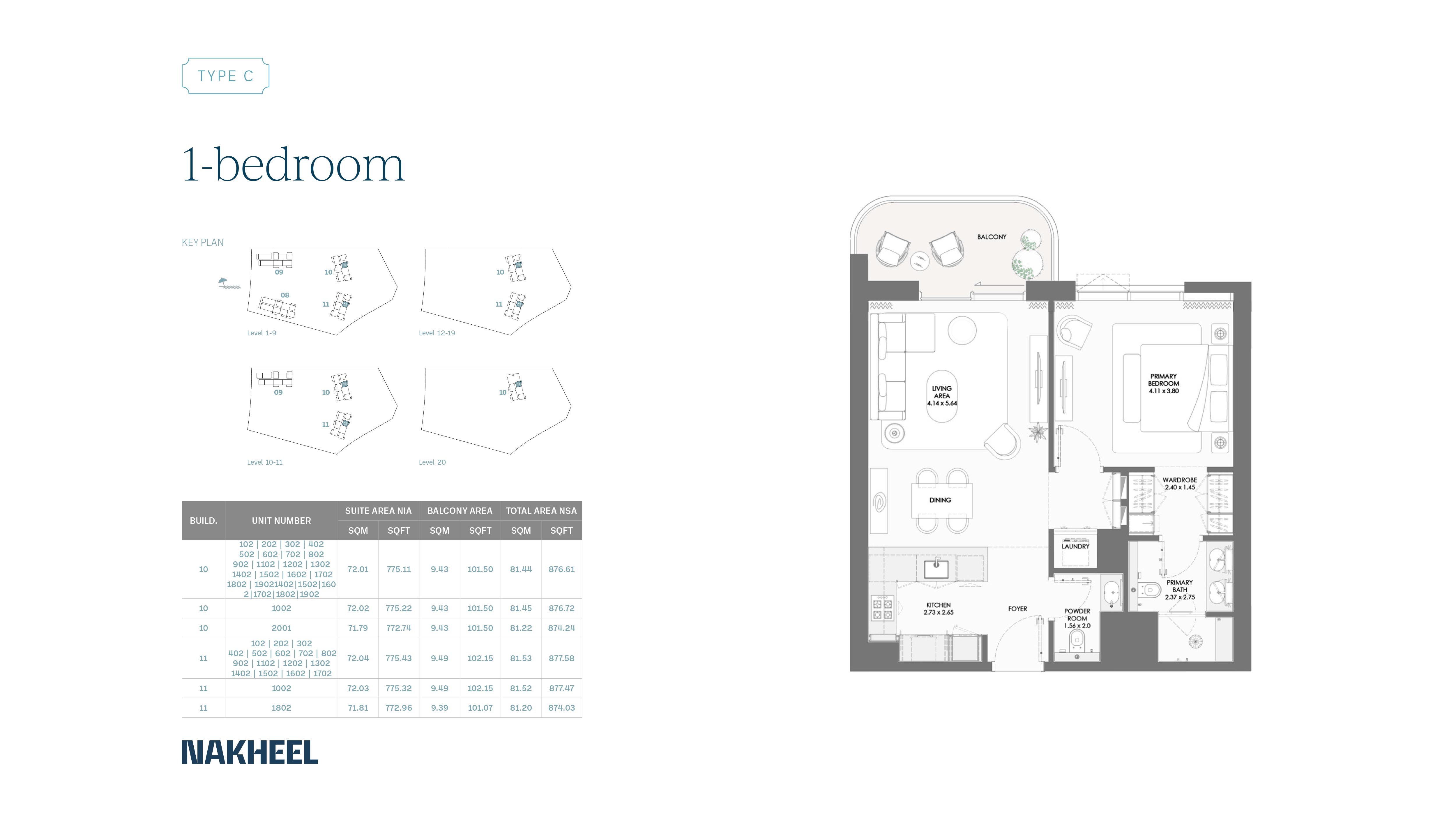 Bay Grove Residences 2 at Dubai Islands floor plan 1