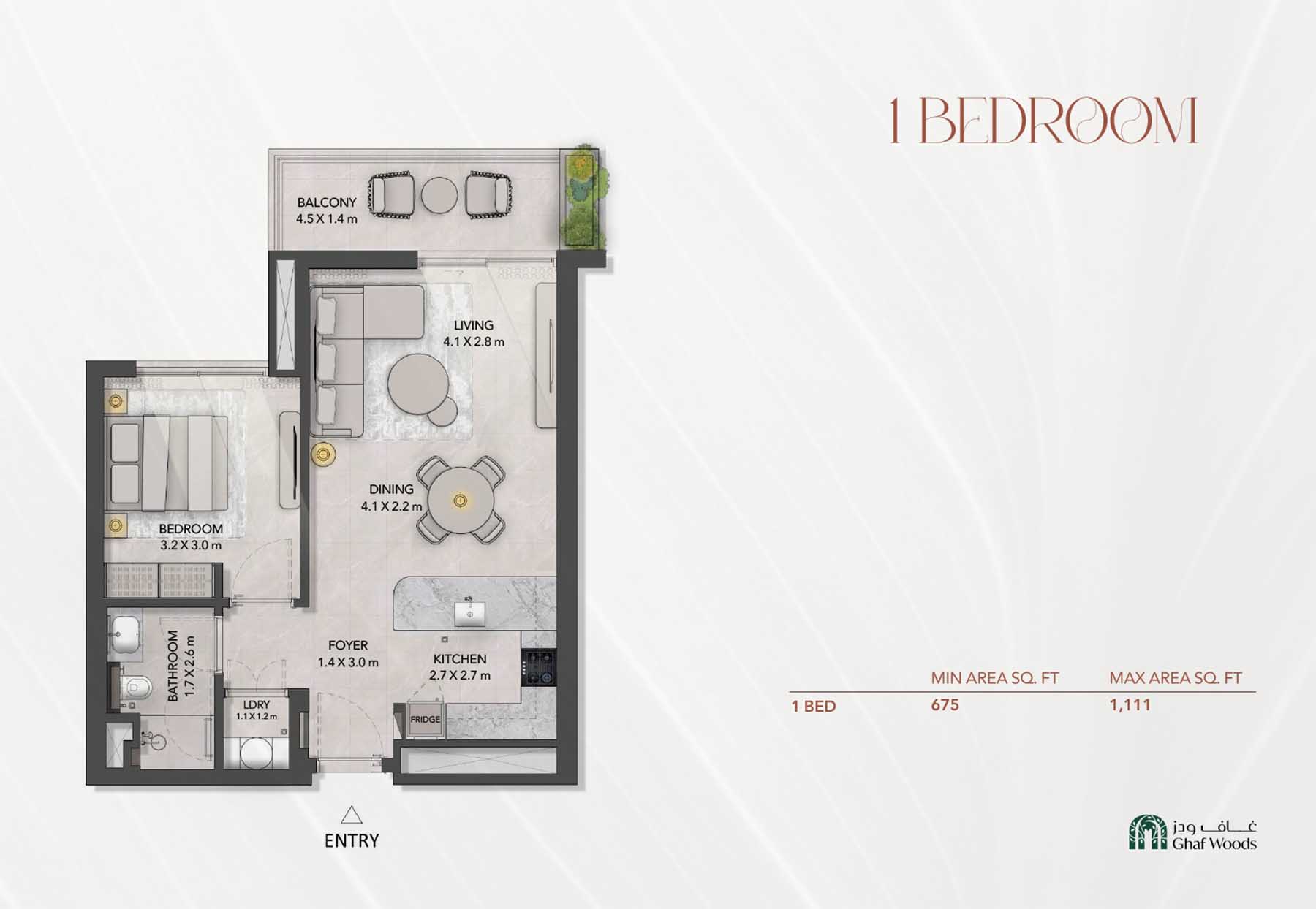 Lacina at Ghaf Woods Phase 2 floor plan 1