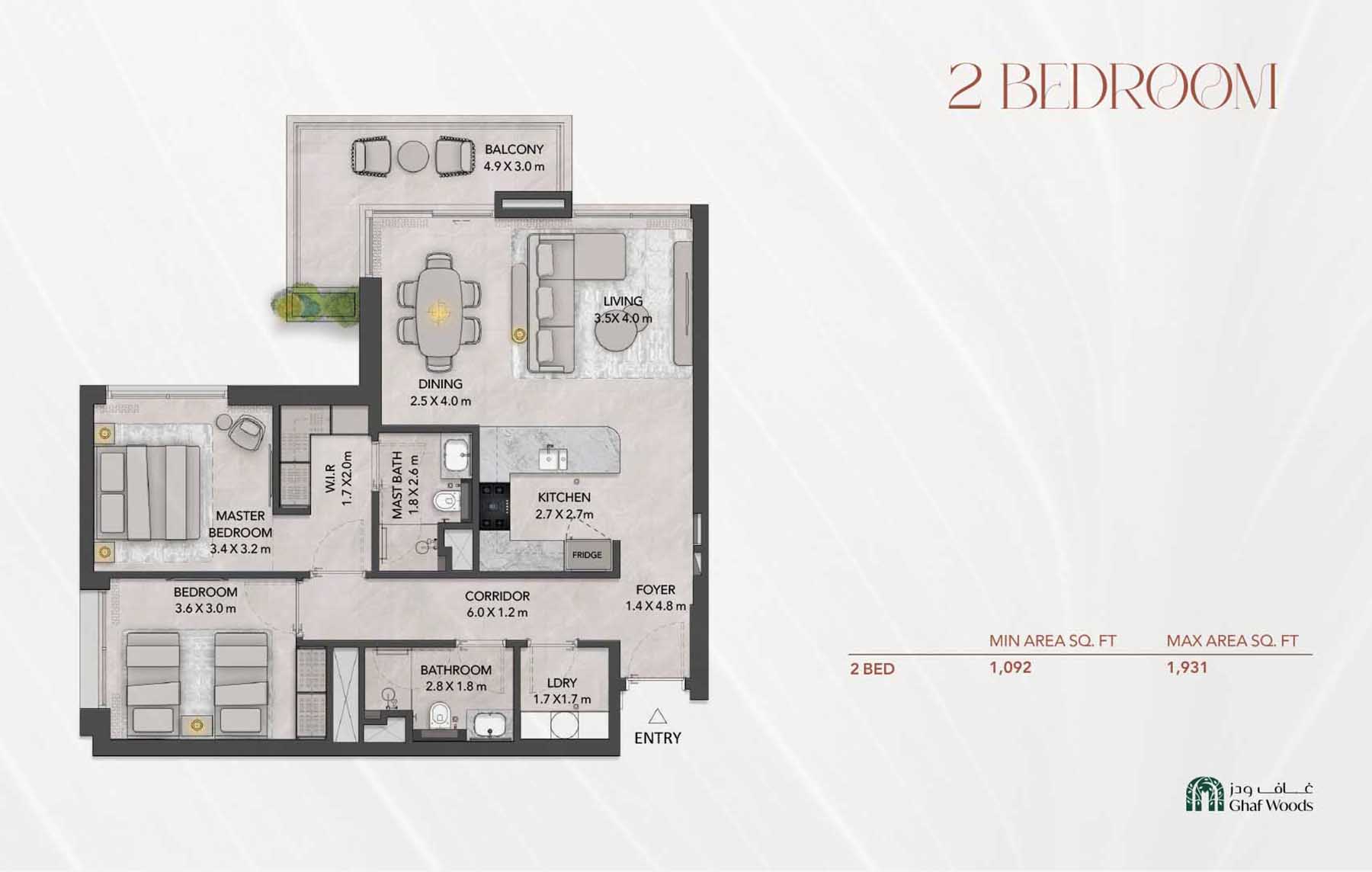 Lacina at Ghaf Woods Phase 2 floor plan 2