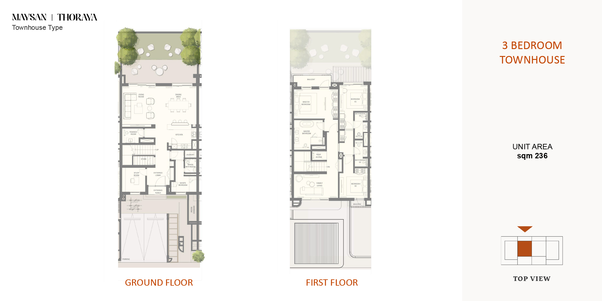 Thoraya at Reem Island floor plan 1