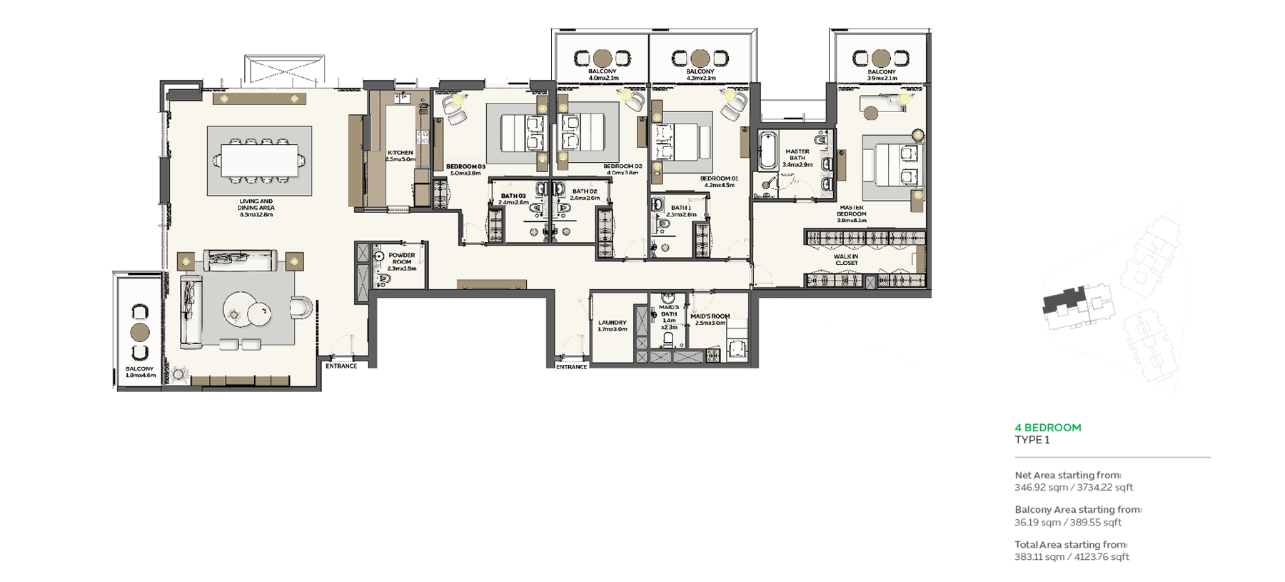 Sidr Residences at Expo City floor plan 5