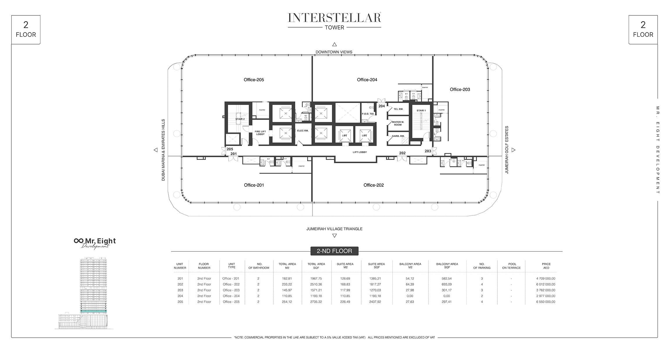 Interstellar Tower at JVT floor plan 3