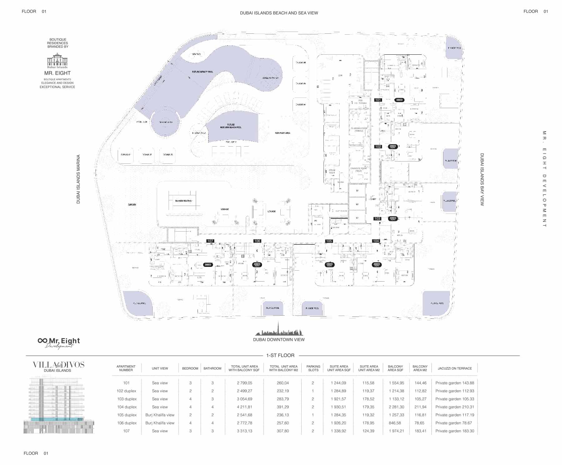 Villa del DIVOS at Dubai Islands floor plan 1