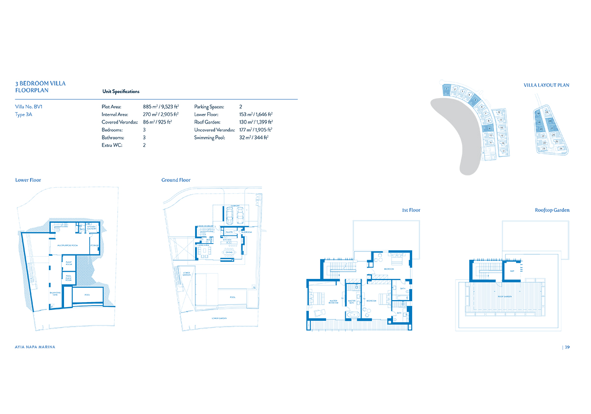 Ayia Napa Marina floor plan 2