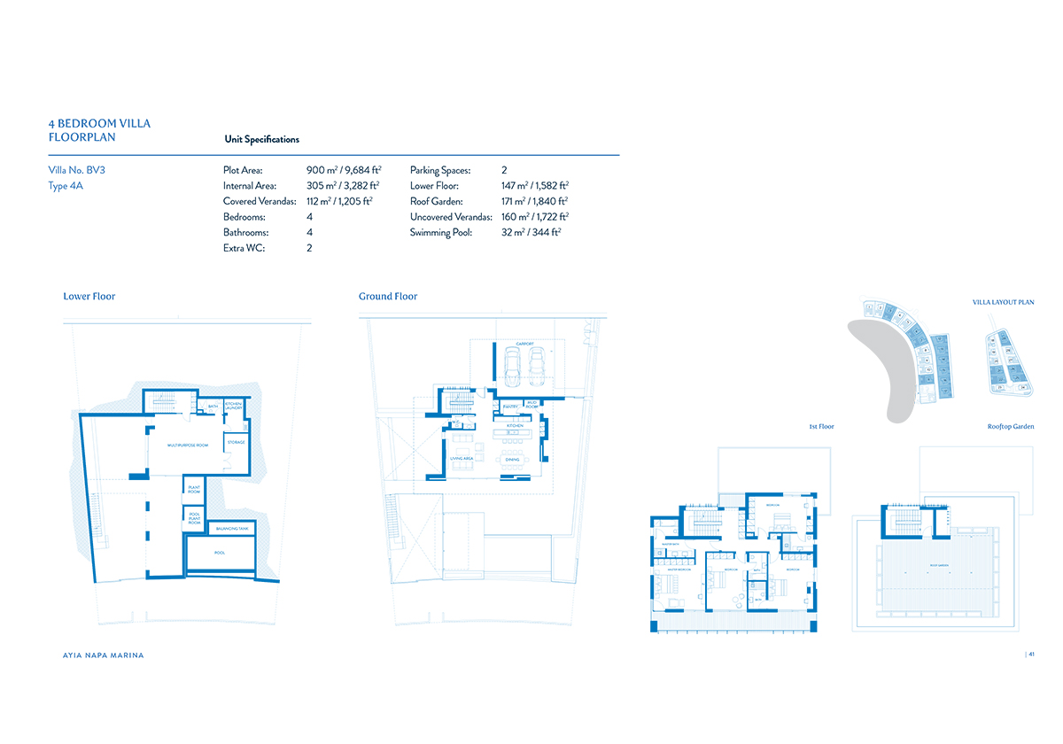 Ayia Napa Marina floor plan 3