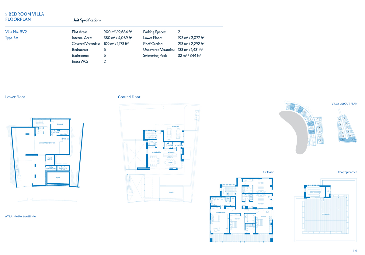 Ayia Napa Marina floor plan 4