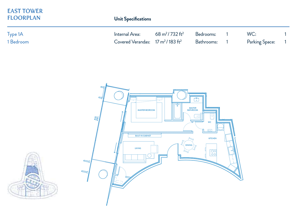 Ayia Napa Marina floor plan 1