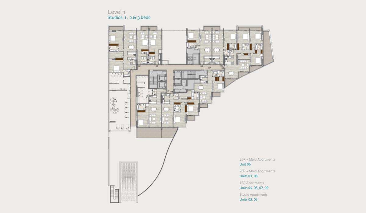 LIV Residence floor plan 1