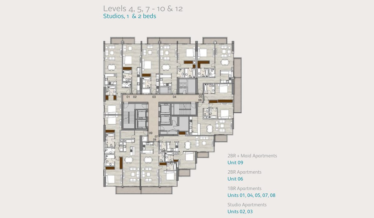 LIV Residence floor plan 3