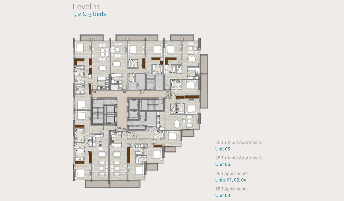 LIV Residence floor plan 4