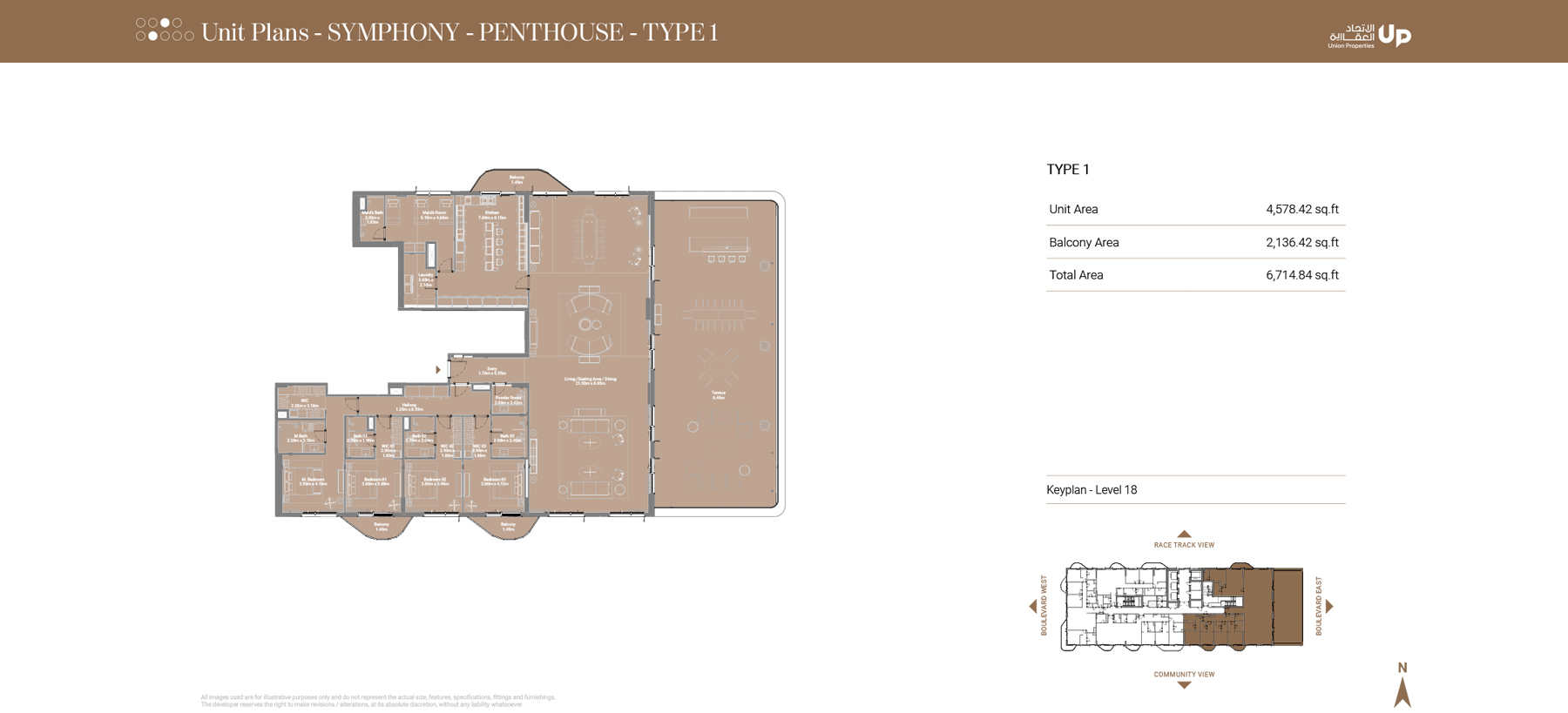 Takaya Symphony at Motor City floor plan 6