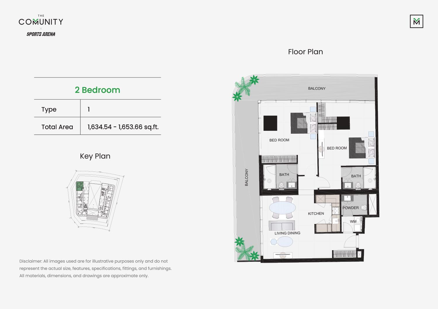 The Community Sports Arena floor plan 3