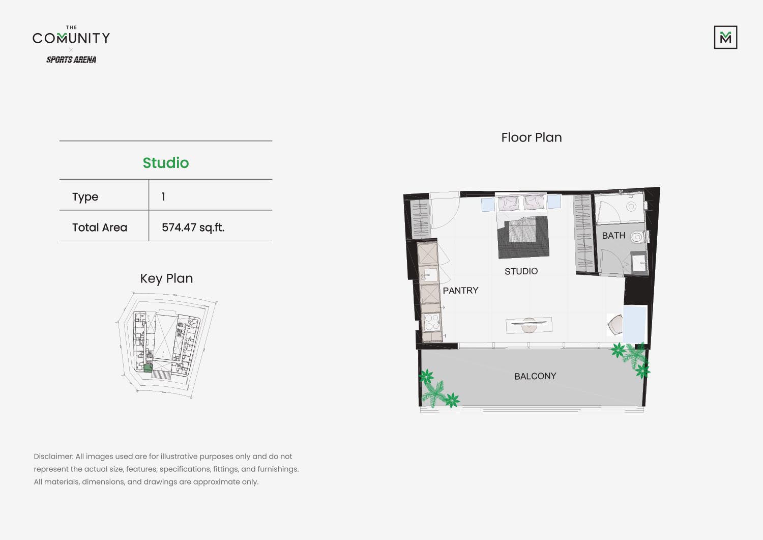 The Community Sports Arena floor plan 1
