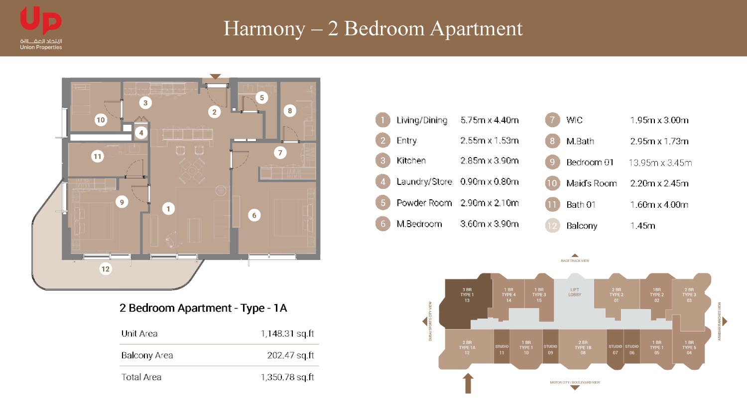 Takaya Harmony at Motor City floor plan 2