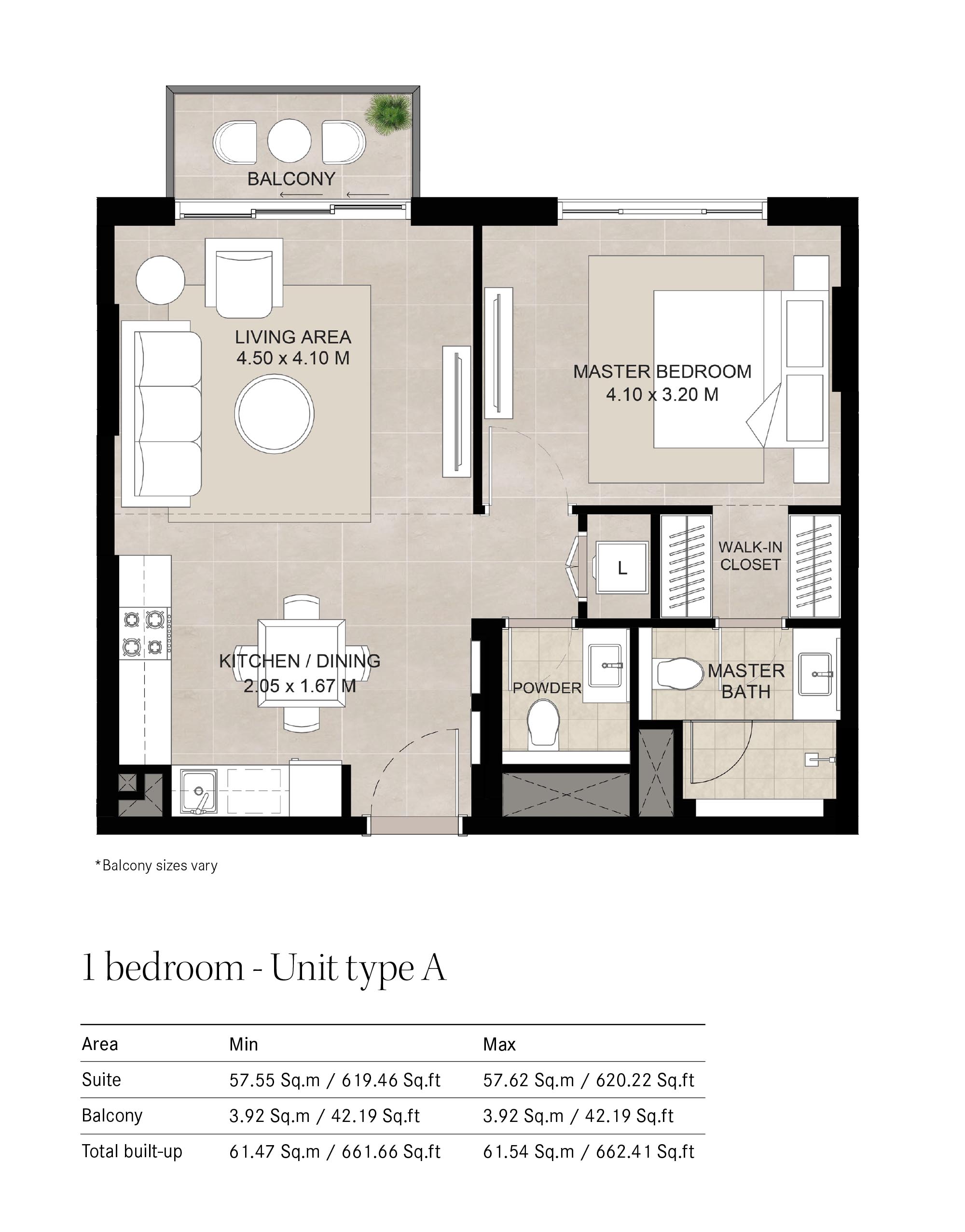 The Baltimore at Town Square floor plan 1