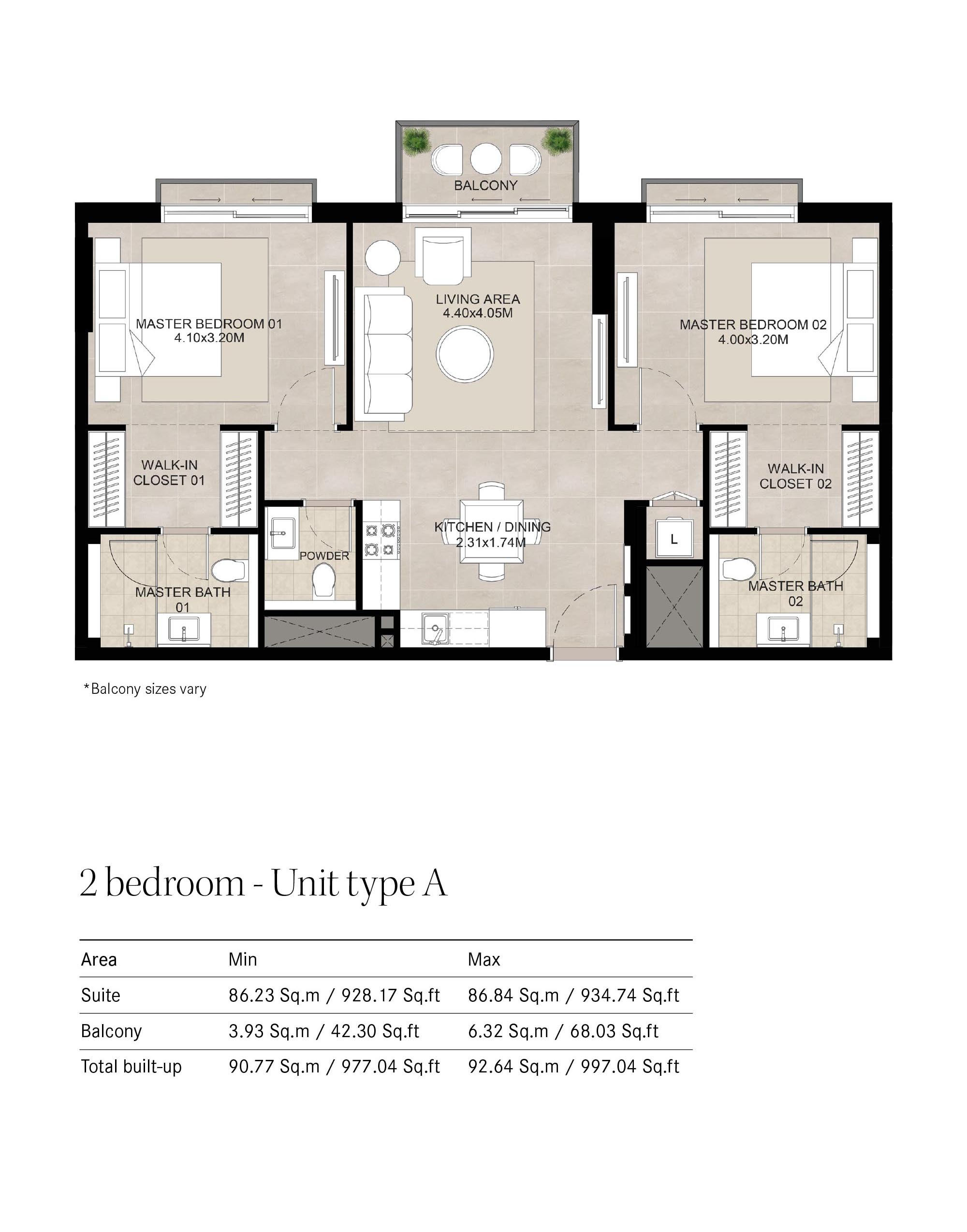 The Baltimore at Town Square floor plan 2