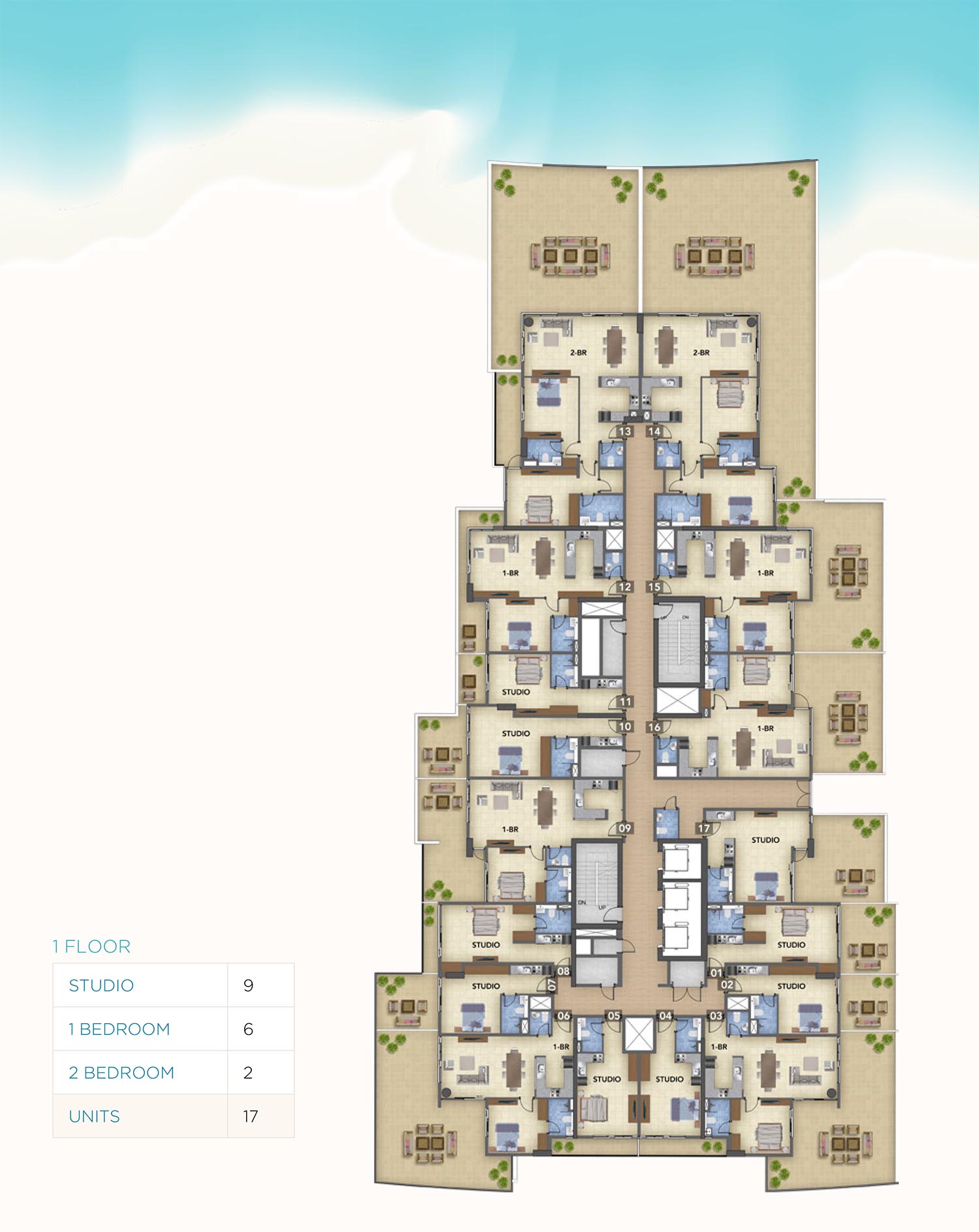 Blue Pearls by Ajmal Makan floor plan 3