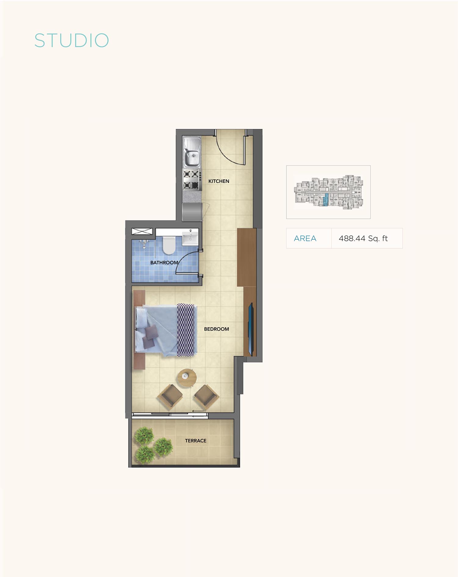 Blue Pearls by Ajmal Makan floor plan 1