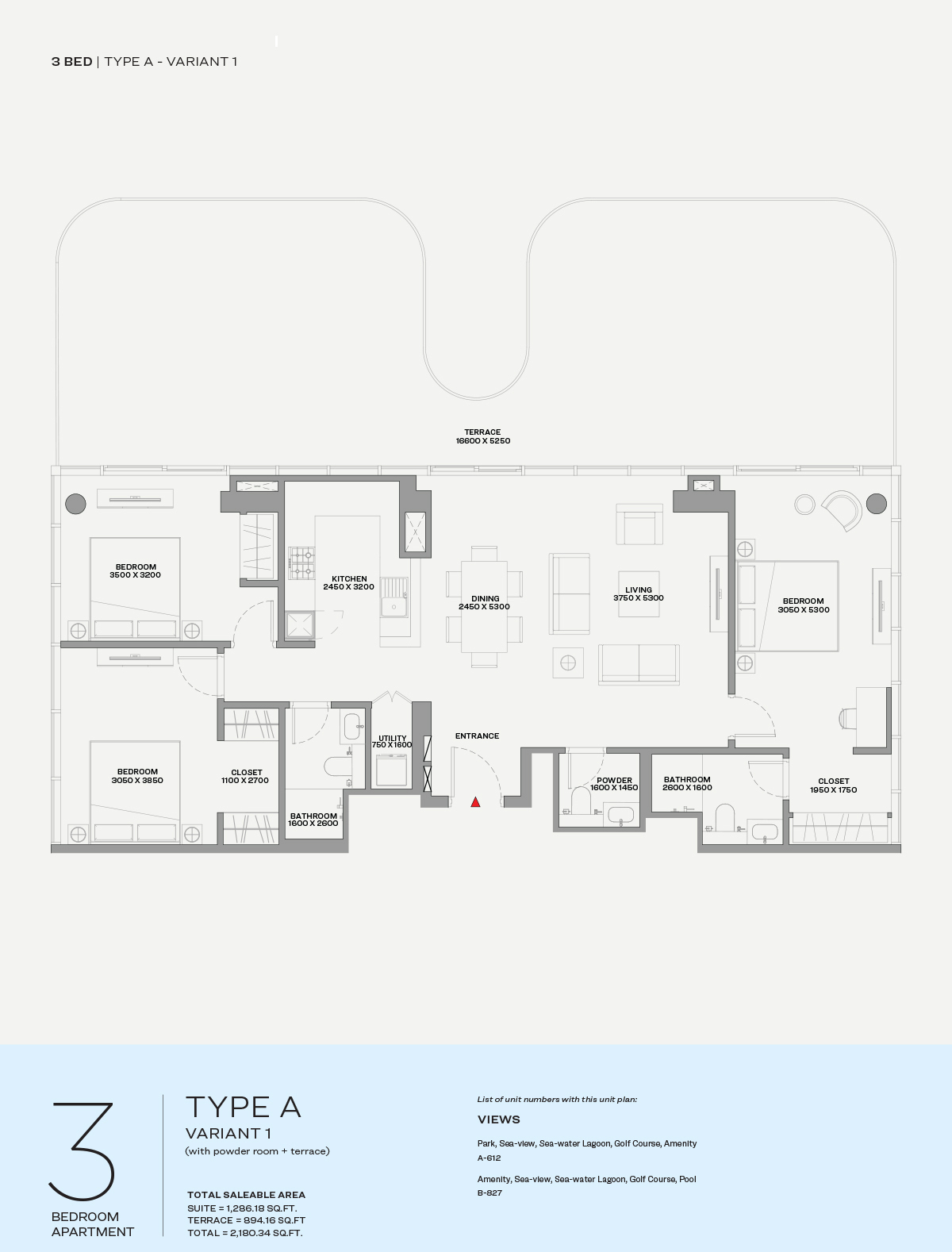 Sobha Aquamarine Beach Residences floor plan 5