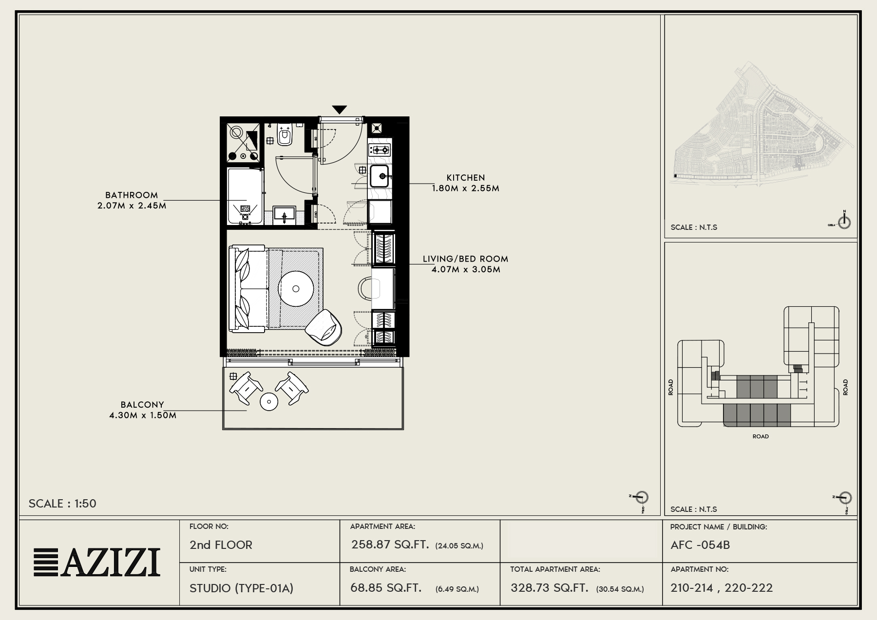 Azizi Raffi floor plan 1