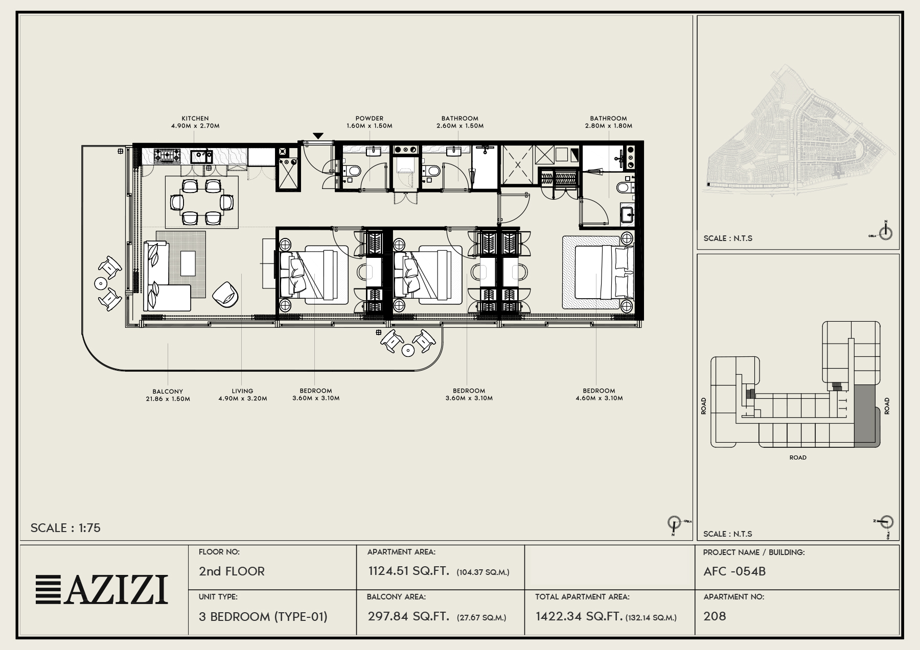 Azizi Raffi floor plan 4